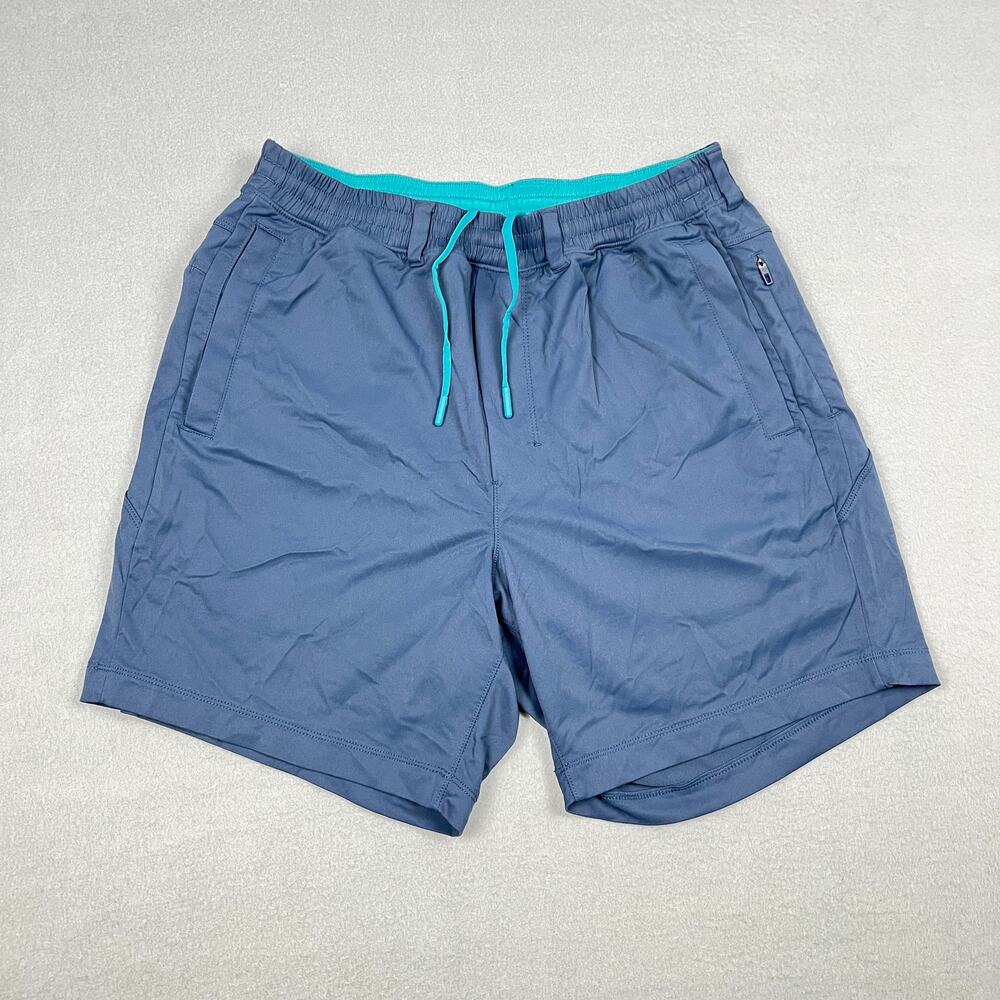 Birddogs Gym Shorts 6" Blue Teal Lined Athletic Workout Active Men's XL